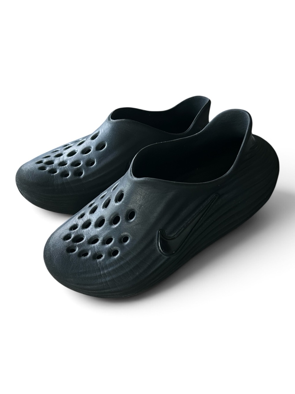 Nike Black REACTZ REJUVEN8 Clog Big Kids/Little Kids  Slip-On Water Friendly 3Y